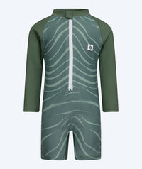 Watery UV-suit for children - Fjord Long Sleeve Rashguard - Green