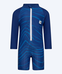 Watery UV-suit for kids - Fjord Long Sleeve Rashguard - Dark blue
