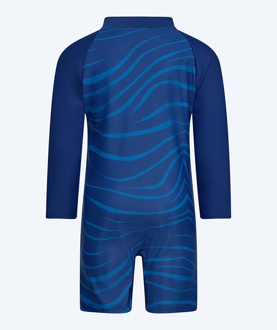 Watery UV-suit for children - Fjord Long Sleeve Rashguard - Dark blue