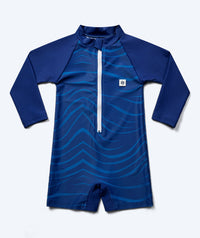 Watery UV-suit for children - Fjord Long Sleeve Rashguard - Dark blue
