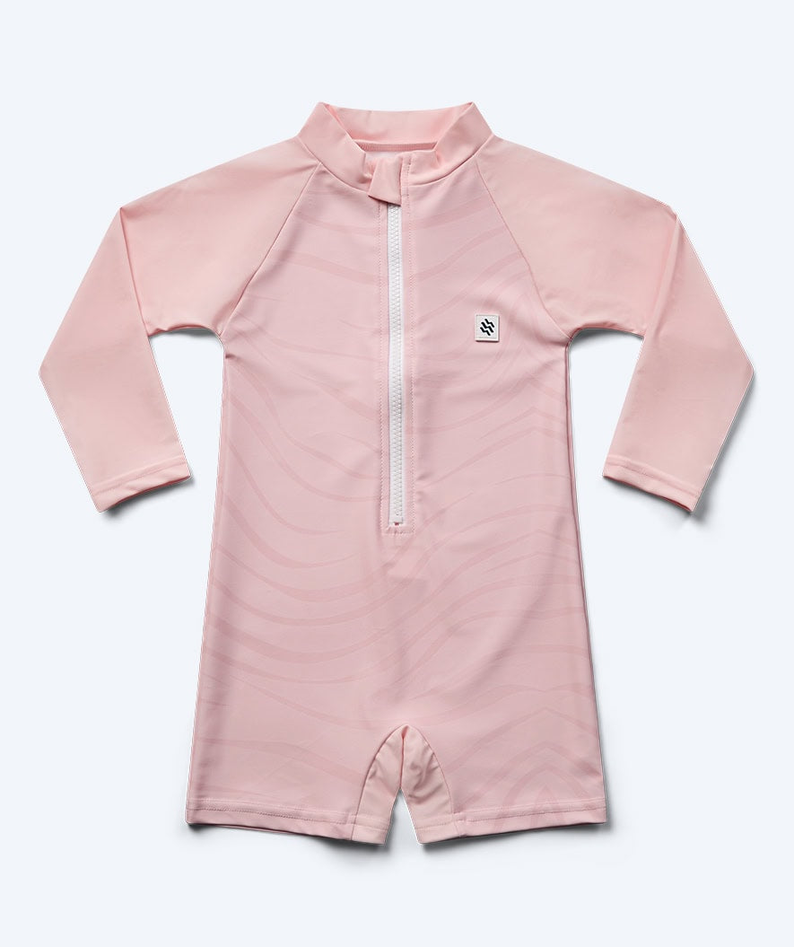 Watery UV-suit for children - Fjord Long Sleeve Rashguard - Pink