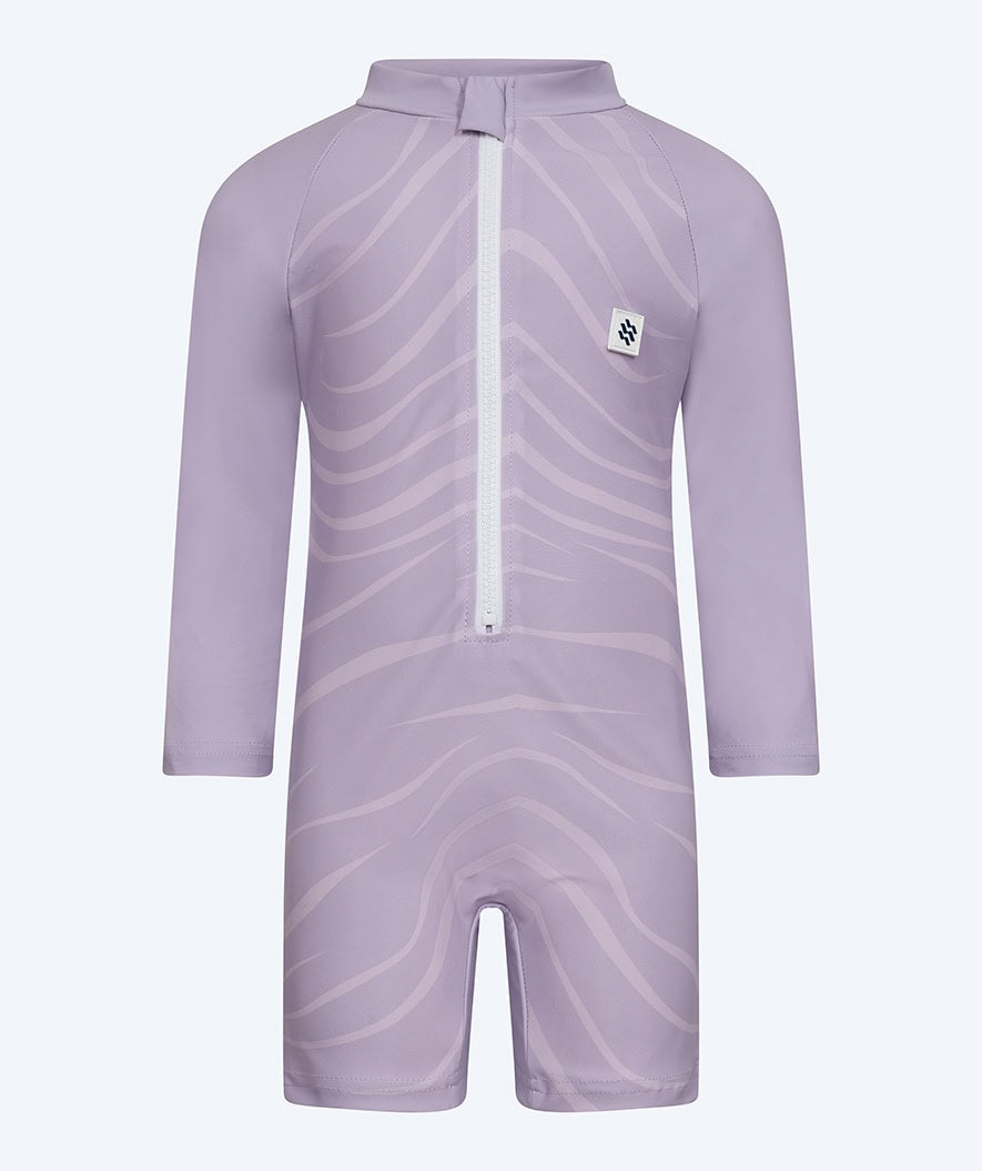 Watery UV-suit for children - Fjord Long Sleeve Rashguard - Purple