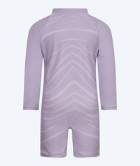 Watery UV-suit for kids - Fjord Long Sleeve Rashguard - Purple