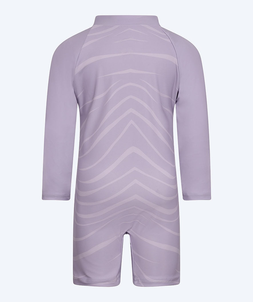 Watery UV-suit for children - Fjord Long Sleeve Rashguard - Purple