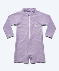 Watery UV-suit for children - Fjord Long Sleeve Rashguard - Purple