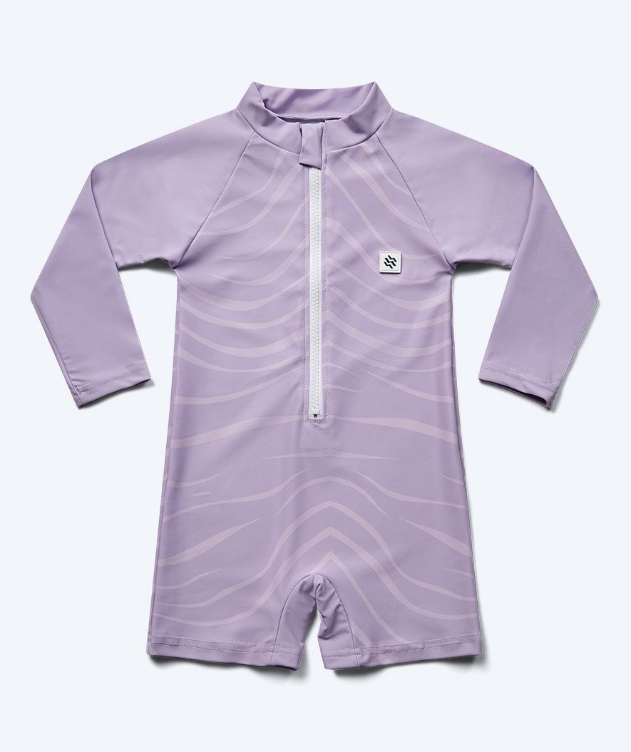 Watery UV-suit for children - Fjord Long Sleeve Rashguard - Purple