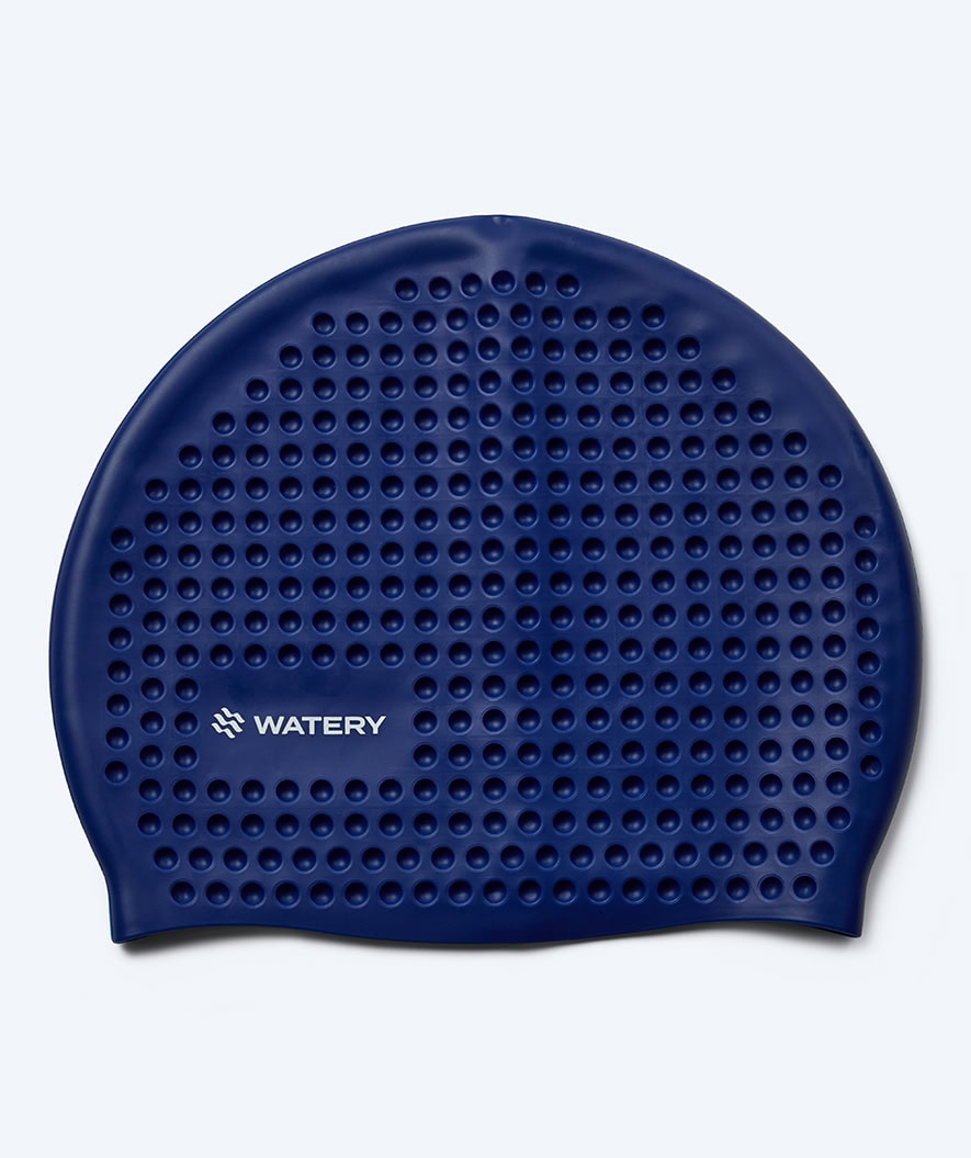 Watery swimming cap - Larunda Bubble - Dark blue