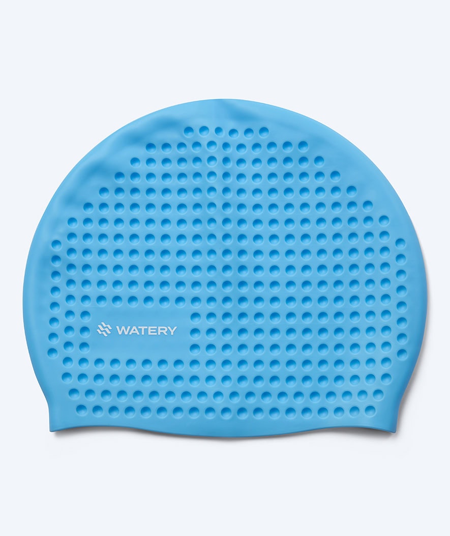 Watery swimming cap - Larunda Bubble - Light blue
