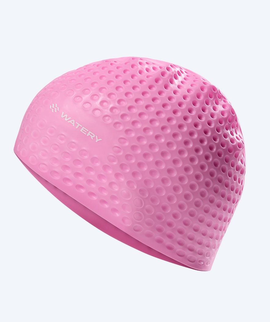 Watery swimming cap - Larunda Bubble - Light pink