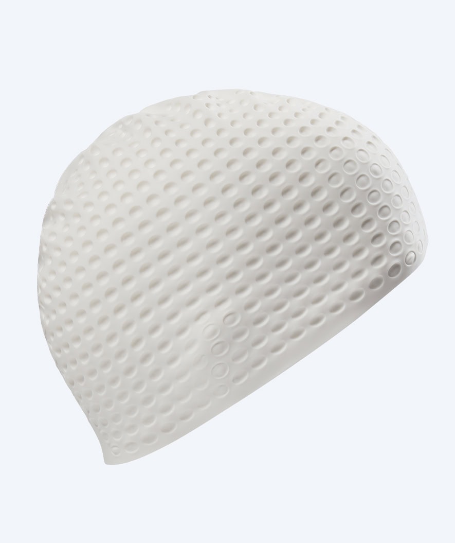 Watery swimming cap - Larunda Bubble - White