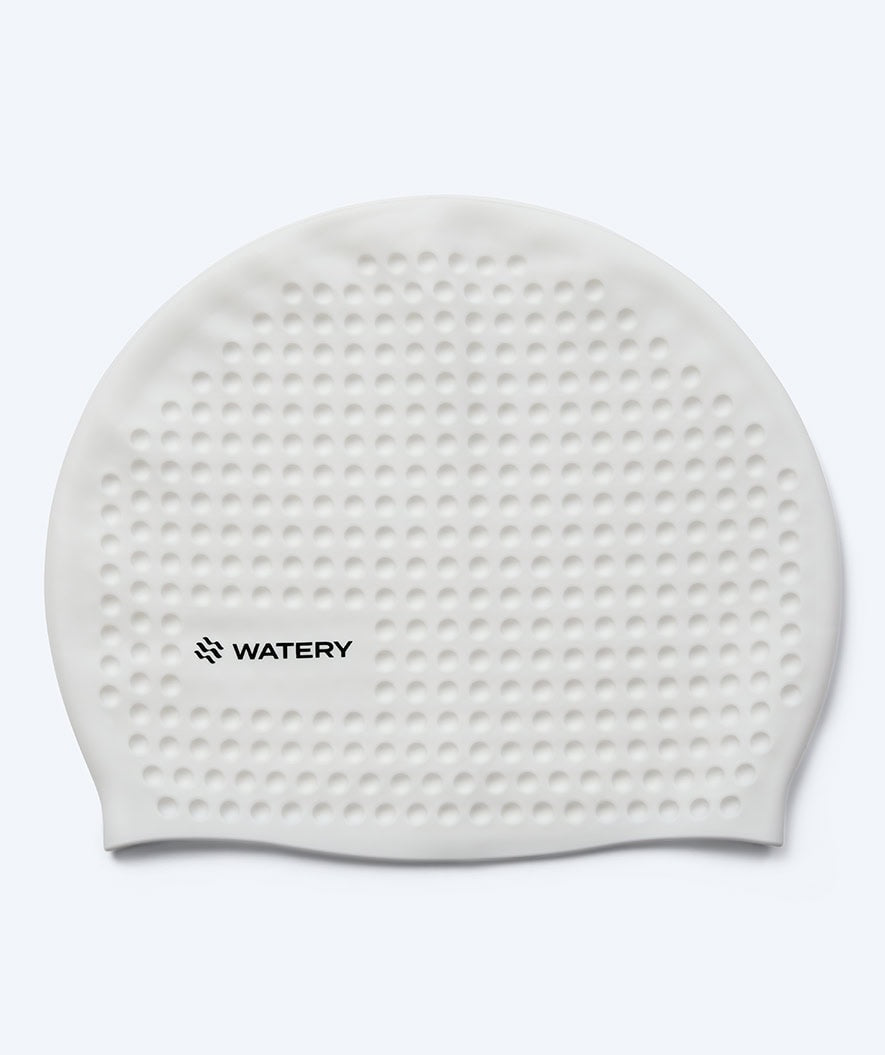 Watery swimming cap - Larunda Bubble - White