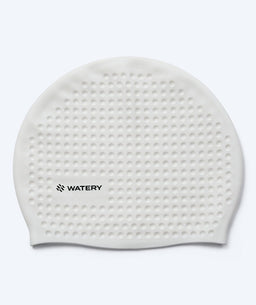 Watery swimming cap - Larunda Bubble - White