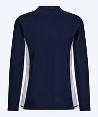 Watery UV-shirt for men - Talcott Long Sleeve Rashguard - Dark blue/white