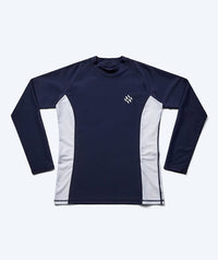 Watery UV-shirt for men - Talcott Long Sleeve Rashguard - Dark blue/white