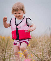 Watery swim vest for kids (1-6) - Active - Atlantic Pink