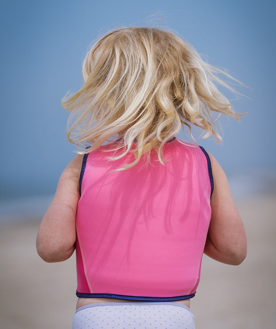 Watery swim vest for kids (2-8) - Basic - Pink