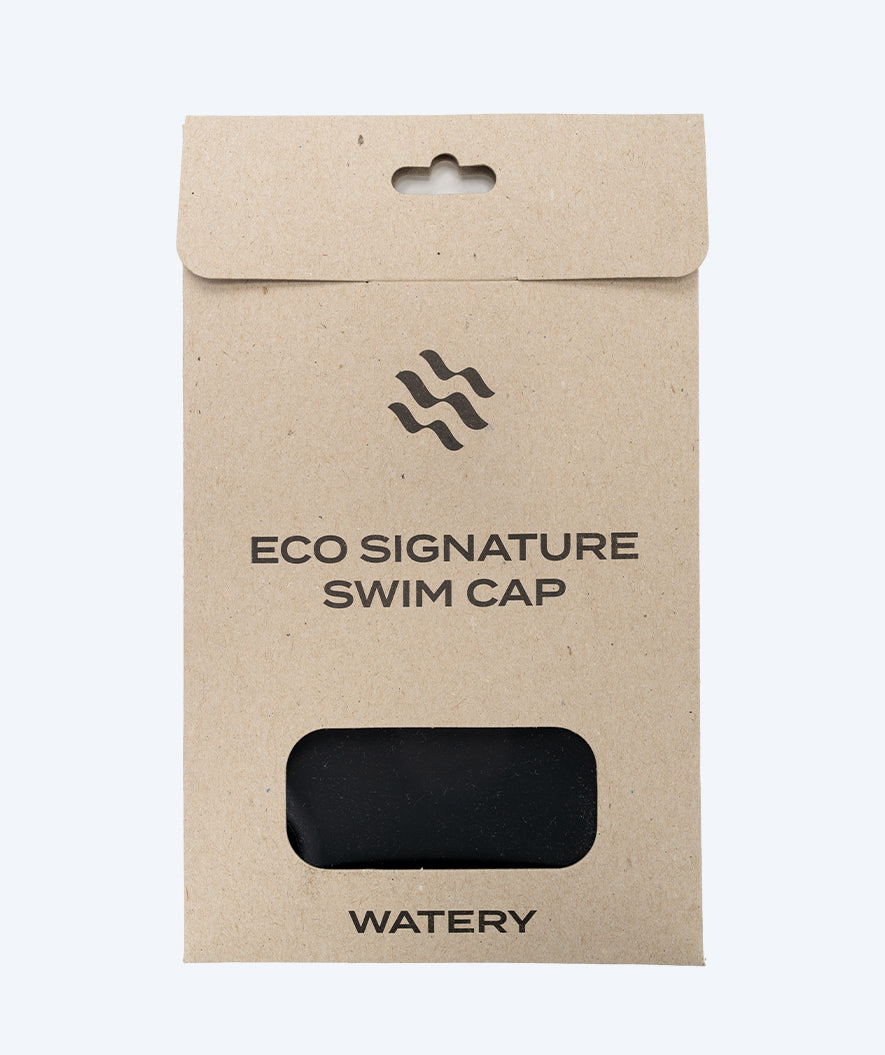 Watery swimming cap - Eco Signature - Black