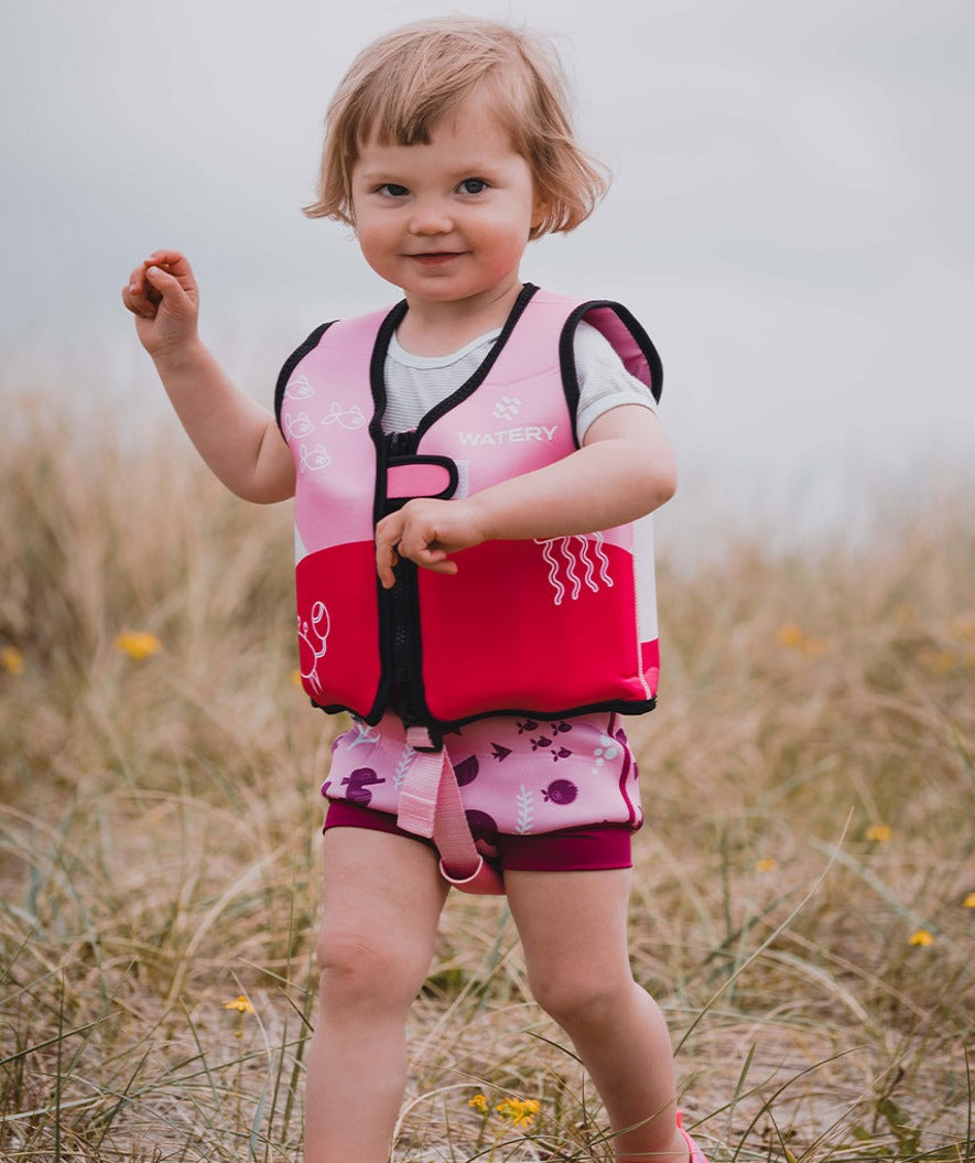 Watery swim nappies for kids - Neoprene Swim Nappy - Atlantic Purple