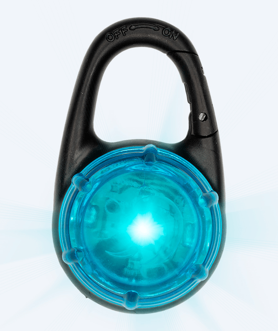 Watery waterproof LED light for ocean bag - Pro - Blue
