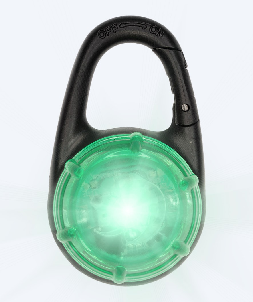 Watery waterproof LED light for ocean bag - Pro - Green
