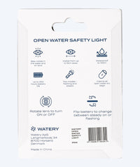 Watery waterproof LED light for ocean bag - Pro - Pink
