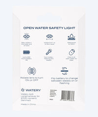 Watery waterproof LED light for ocean bag - Pro - Red