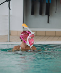 Watery full face diving mask for adults - Oxygen - Pink