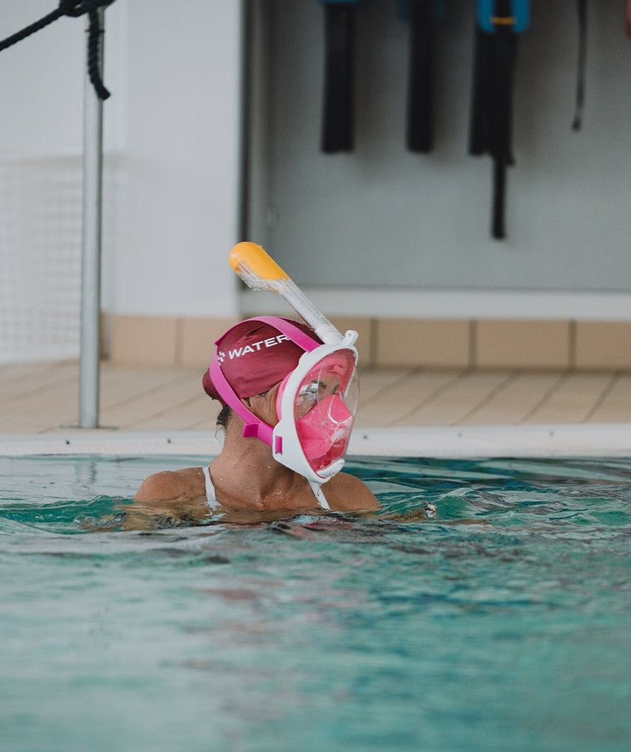 Watery full face diving mask for adults - Oxygen - Pink