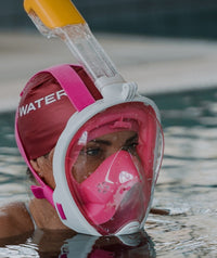 Watery full face diving mask for adults - Oxygen - Pink