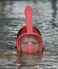 Watery full face diving mask for kids - Oxygen - Atlantic Pink