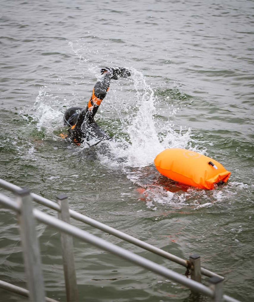 Watery swim buoy - PVC 28L - Orange