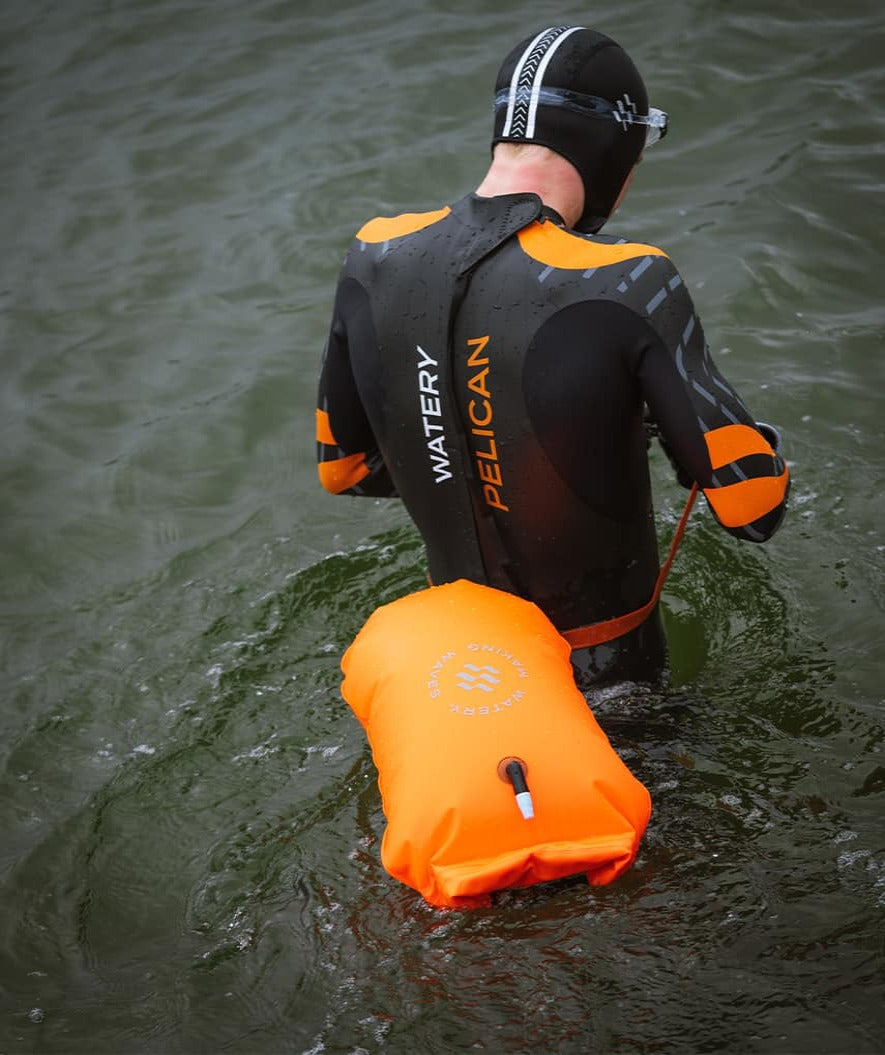 Watery swim buoy - PVC 28L - Orange