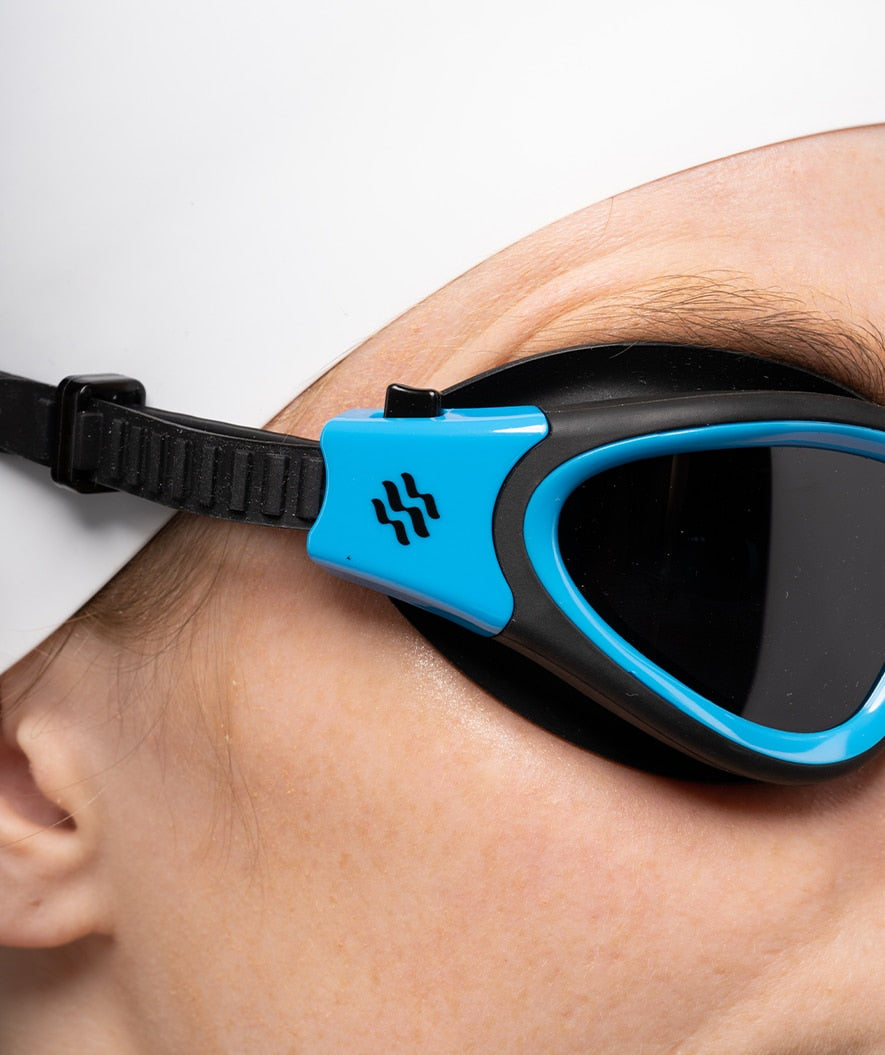 Watery exercise swim goggles - Raven Active - Black/blue 1.0