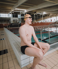 Watery swim cap (from 12 years) - Signature - Gold