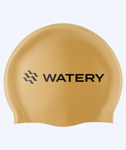 Watery swimming cap (from 10 years) - Signature - Gold