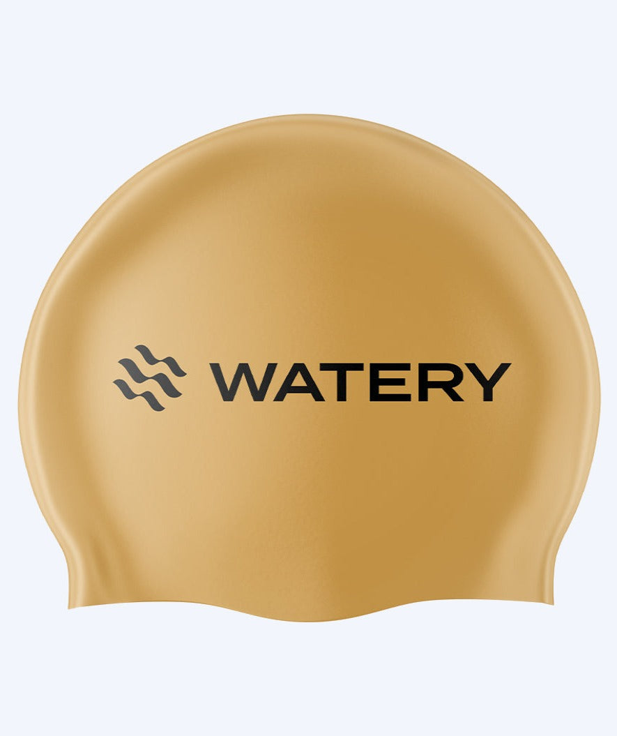 Watery swimming cap (from 10 years) - Signature - Gold