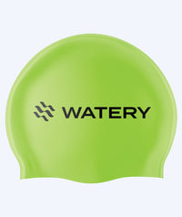 Watery swimming cap (from 10 years) - Signature - Fluo green