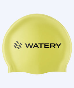 Watery swim cap (from 12 years) - Signature - Fluo Yellow