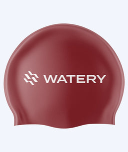 Watery swim cap (from 12 years) - Signature - Bordeaux