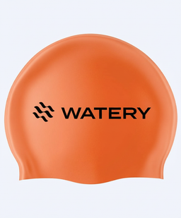 Watery swimming cap (from 10 years) - Signature - Orange