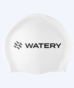 Watery swimming cap (from 10 years) - Signature - White