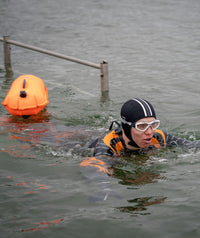 Watery sea bag - Swim Buoy & Dry Bag 28L - Yellow