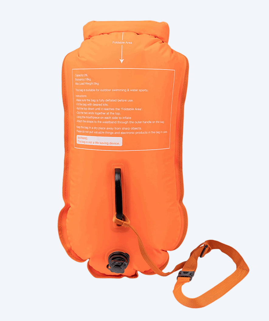 Watery swim buoy - Swim Buoy & Dry Bag 28L - Orange