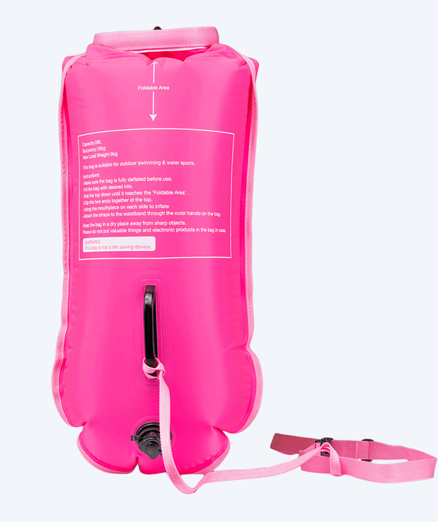Watery swim buoy - Swim Buoy & Dry Bag 28L - Pink