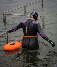 Watery swim buoy for swimming - Donut - Orange