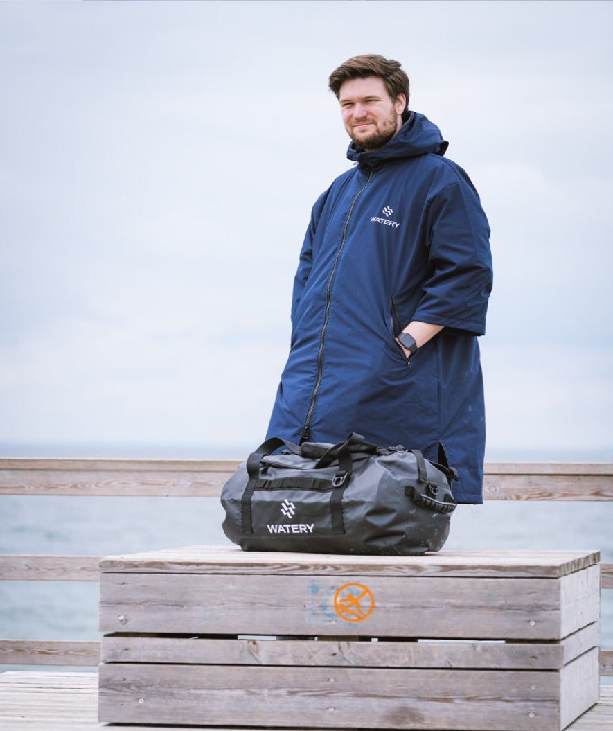 Watery Surf poncho - Waterproof - Dark blue