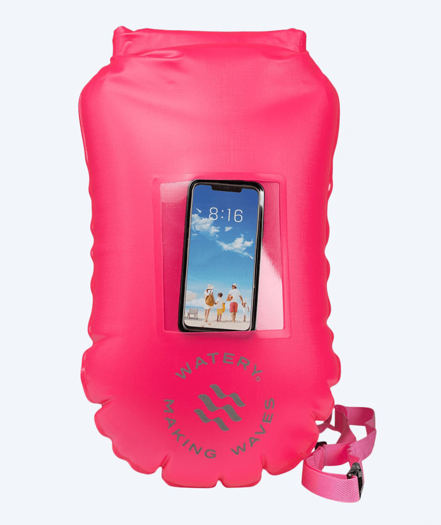 Watery sea bag for swimming - Window PVC 28L - Pink