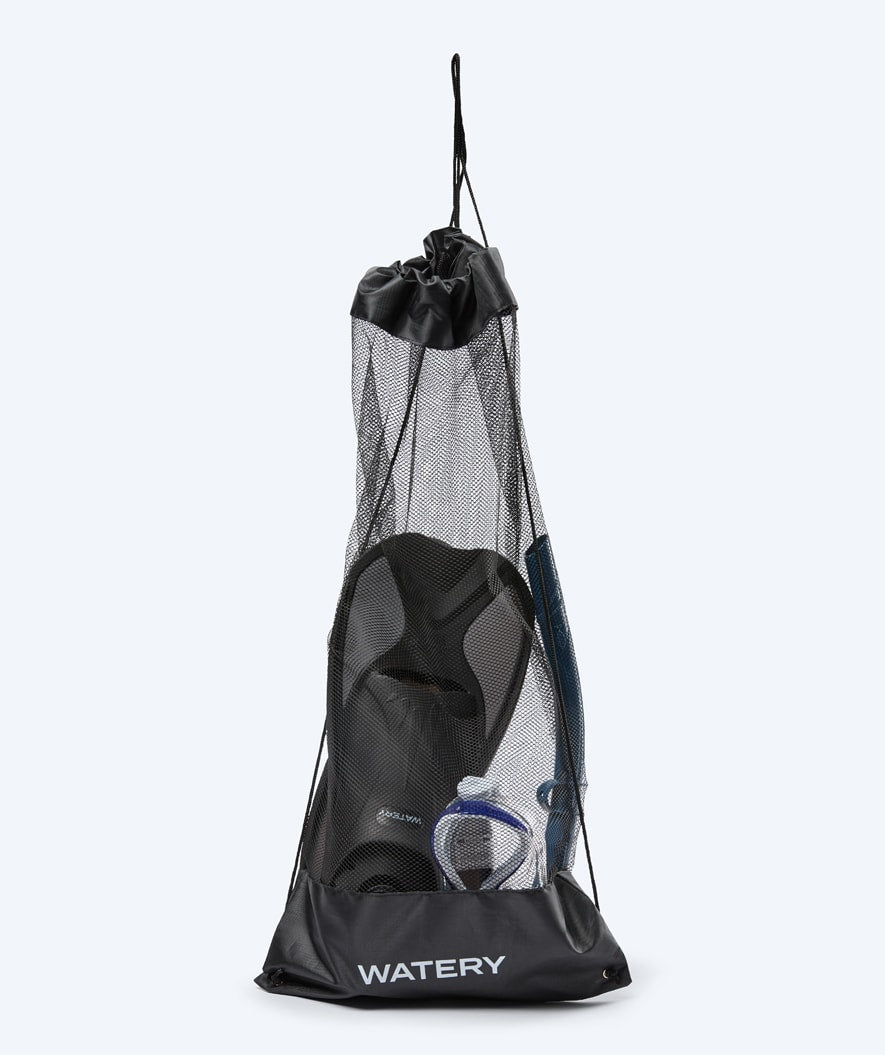 Watery snorkel bag - 3-Set Mesh - Black