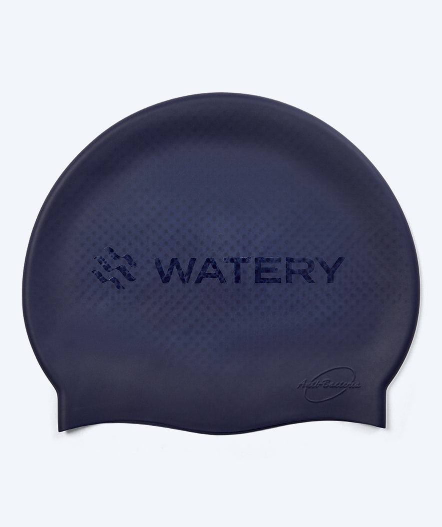 Watery swimming cap with bumps - Avisa Bud - Dark blue