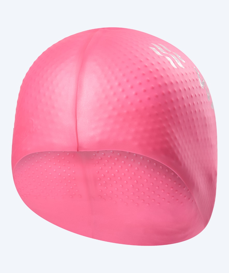 Watery swim cap with bumps - Avisa Bud - Pink